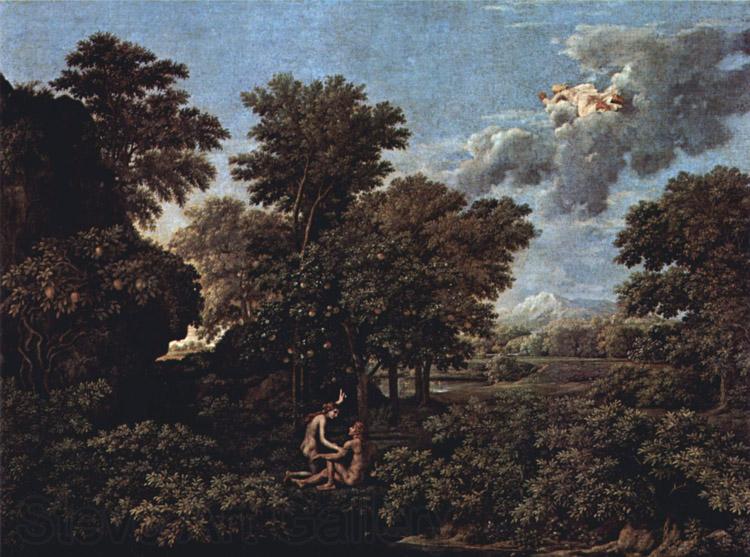 Nicolas Poussin Hut and Well on Rugen (mk10)